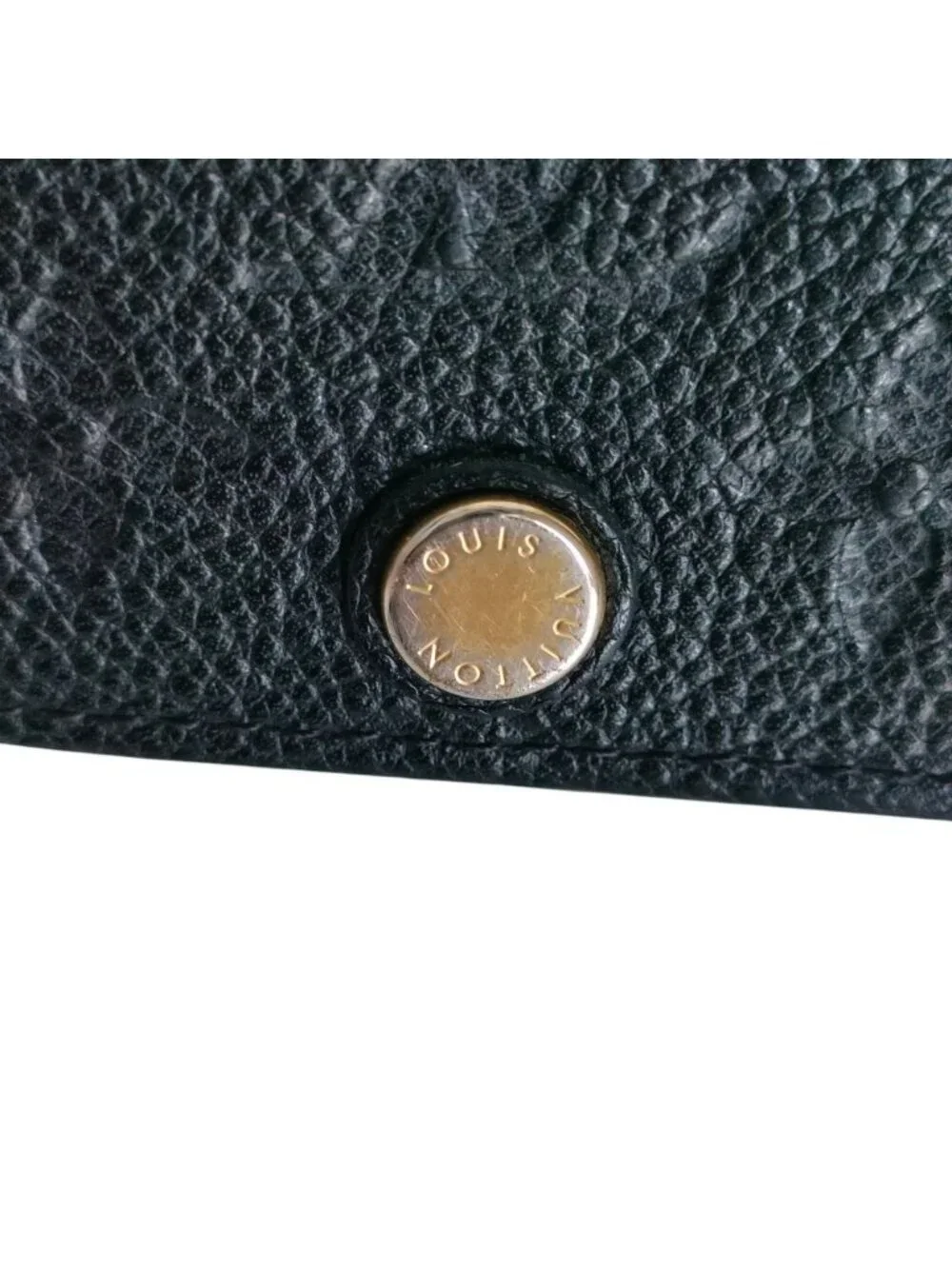 Louis Vuitton Monogram Empreinte Envelope Business Card Holder Case Noir Black